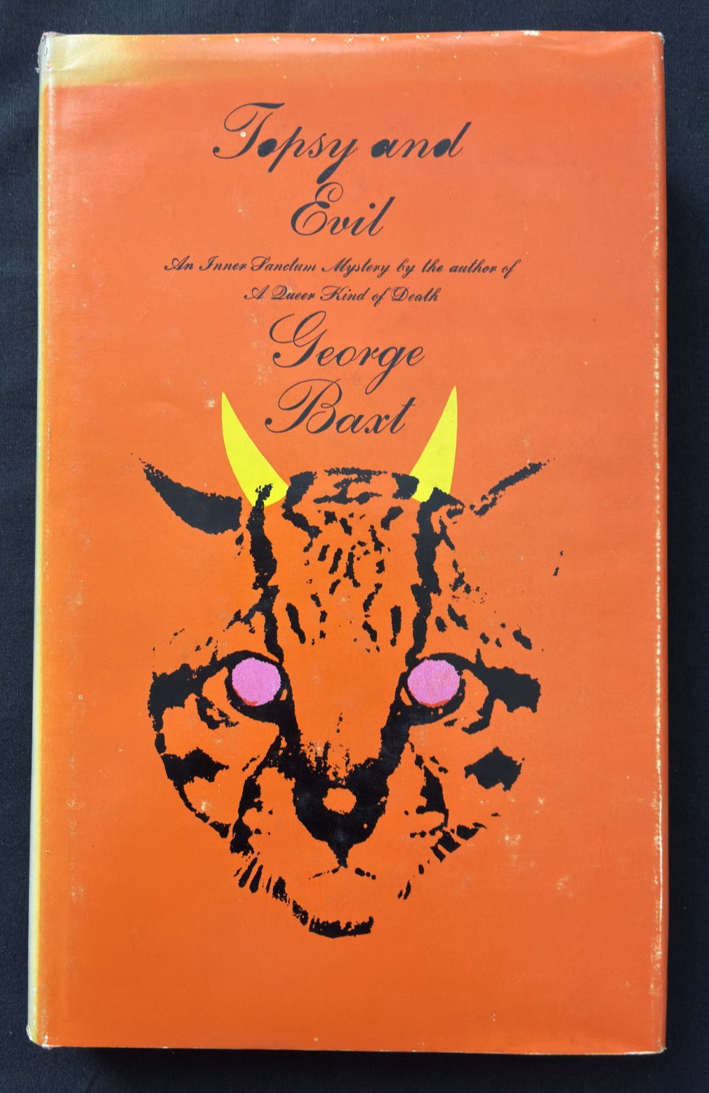 Topsy and Evil, George Baxt, 1st Edition, HC & DJ (1968) Vintage Book