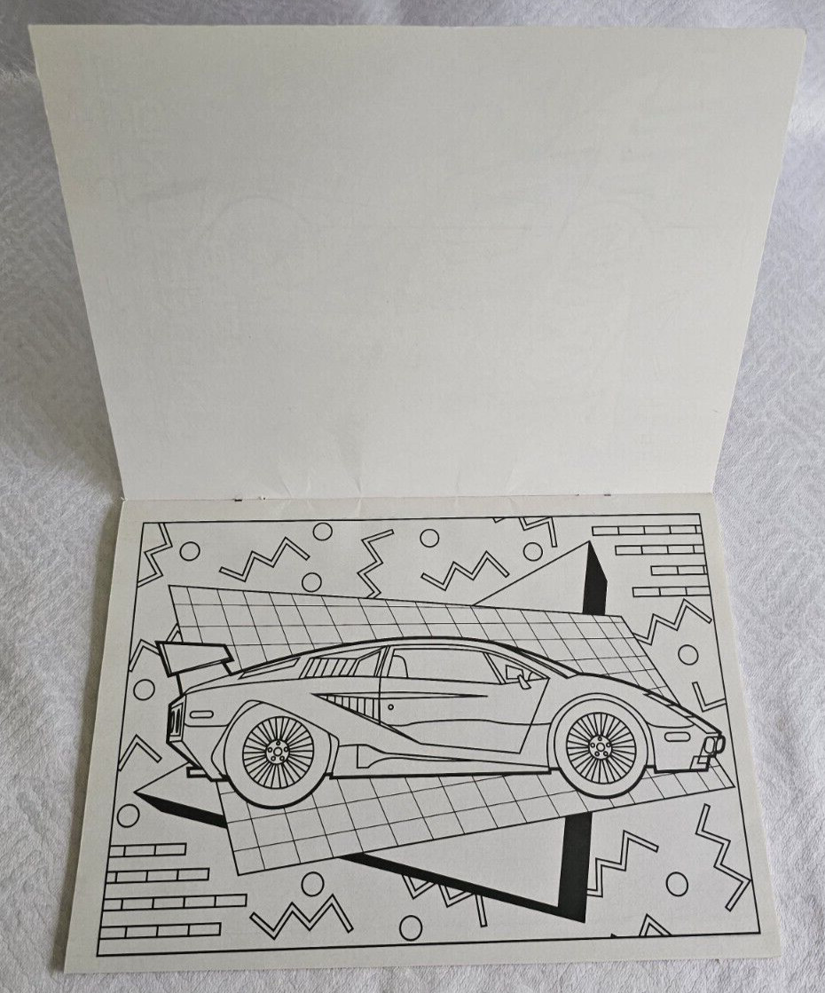 Coloring The 80s Relax and Rewind Any Age Coloring Book 16 Pages to Color