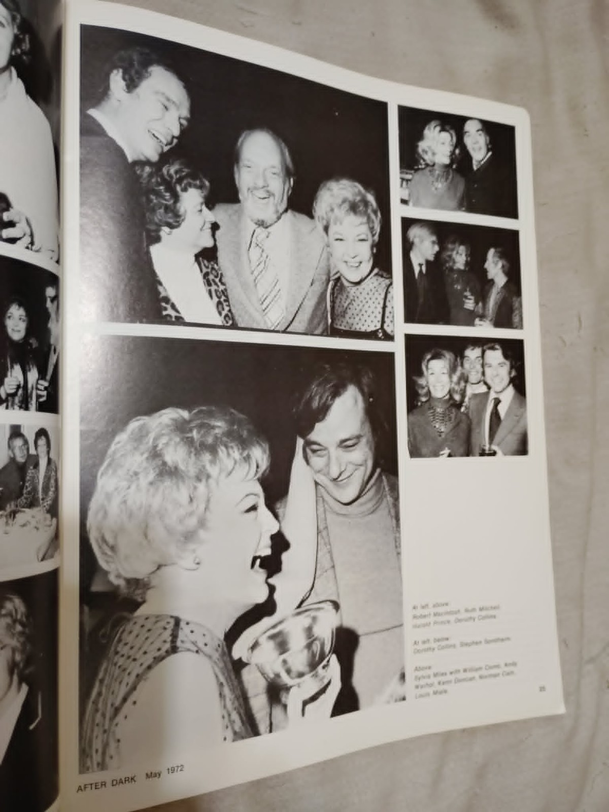 After Dark Magazine May ’72 Ruby Keeler & Dorothy Collins cover, Robert Shaw