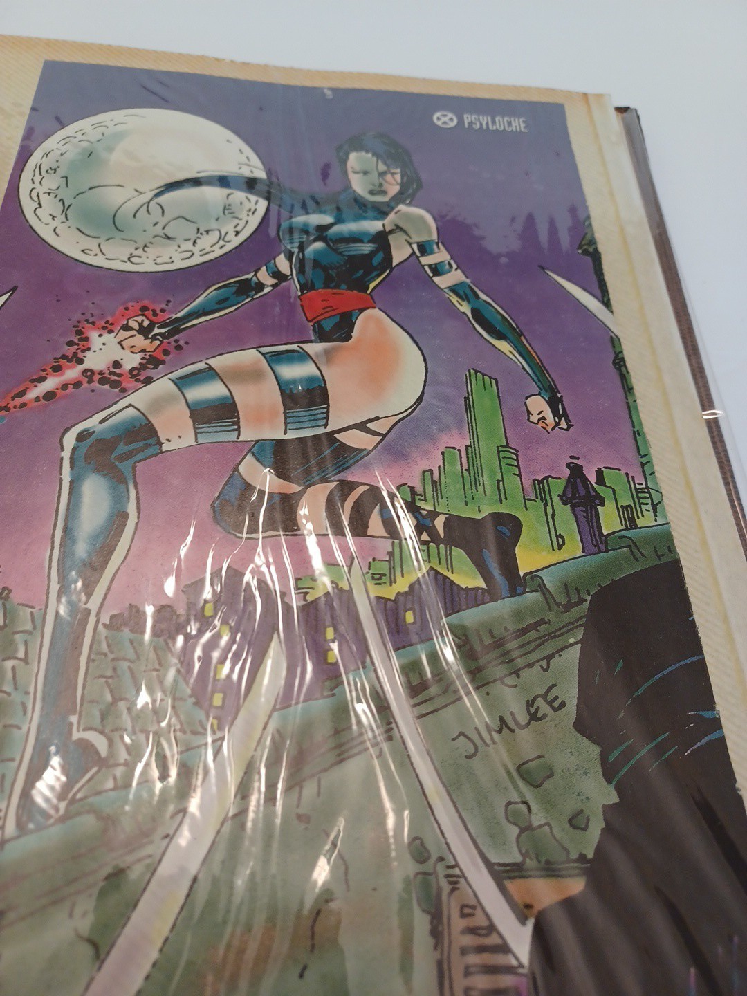 Book Of Various Super Heros Small Posters And Cards USED SEE Photos
