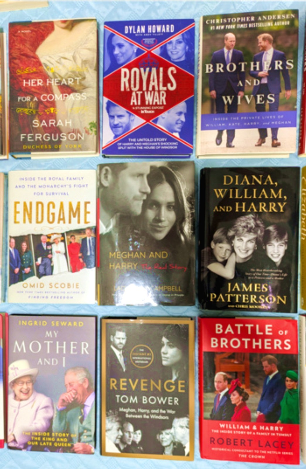Lot of books on British Royalty