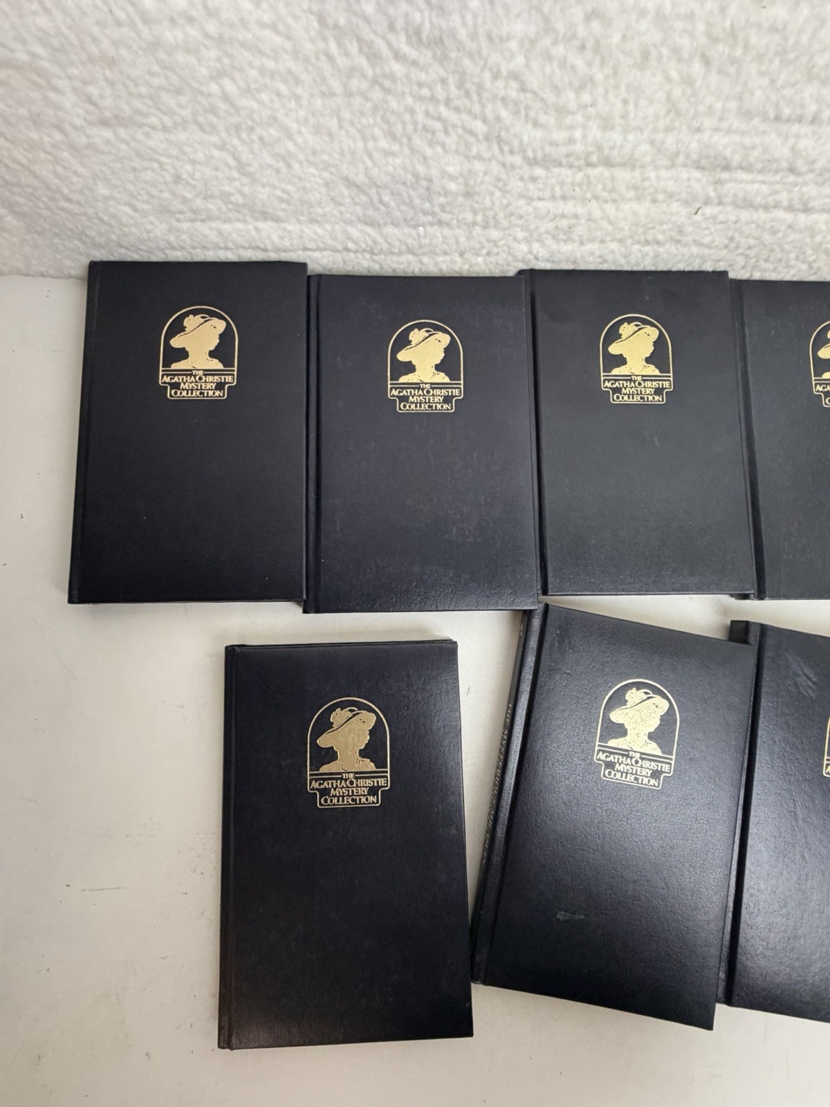 Lot 37 Bantam Agatha Christie Mystery Collection Leatherette Hardcover Books HC