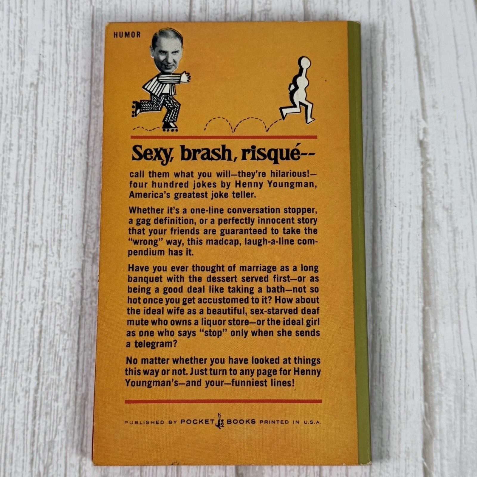 HENNY YOUNGMAN’S 400 TRAVELING SALESMEN’S JOKES – SEXY, BRASH, RISQUE PB 1967