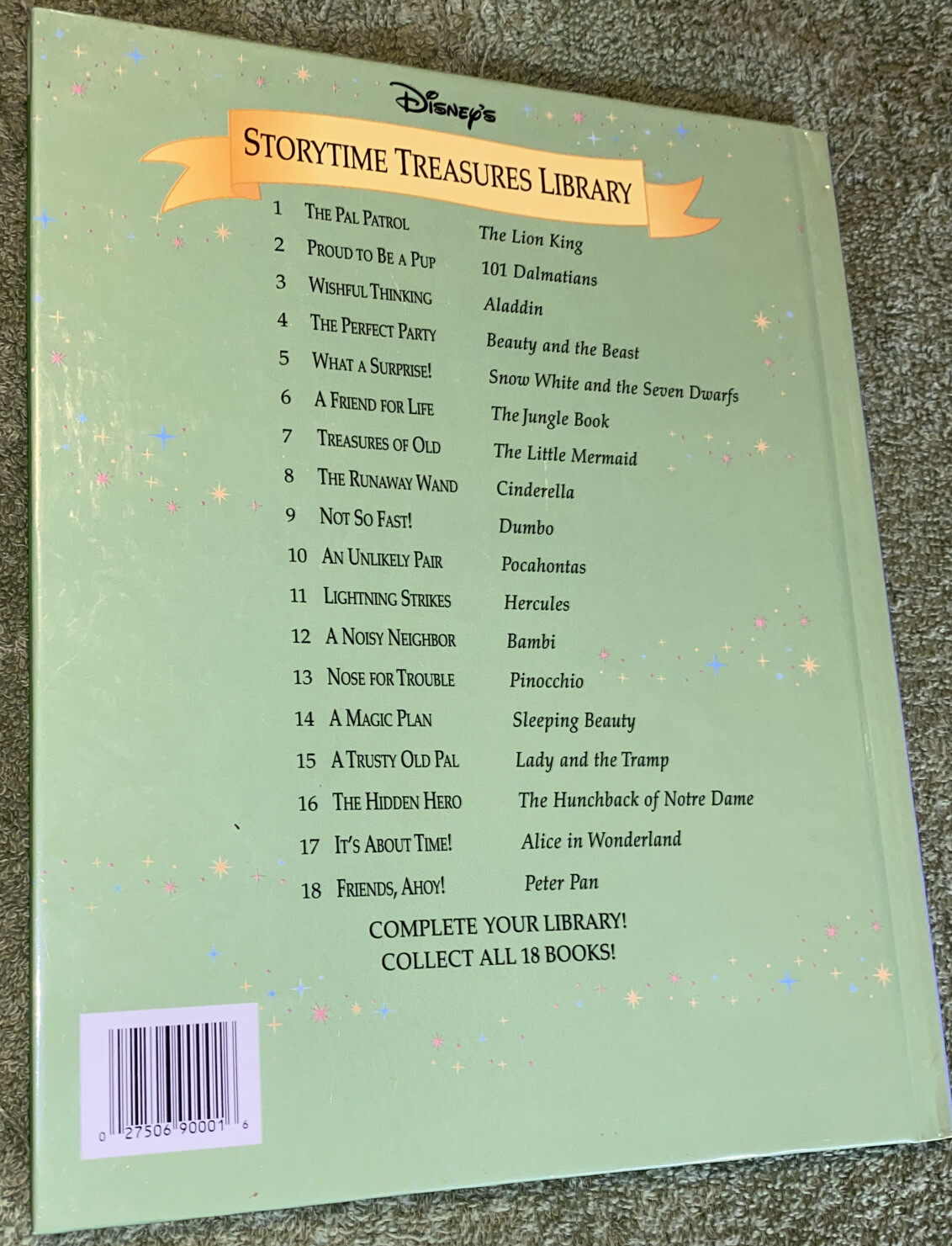 Disney Storytime Treasures – The Lion King – “The Pal Patrol” #1 – HC, 1998