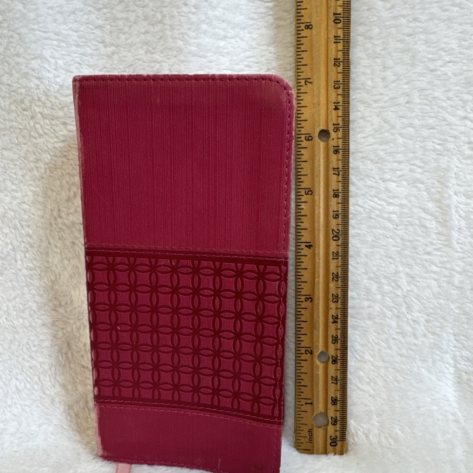 Barbour Holy Bible King James Version Pink Faux Leather KJV 9781616265229