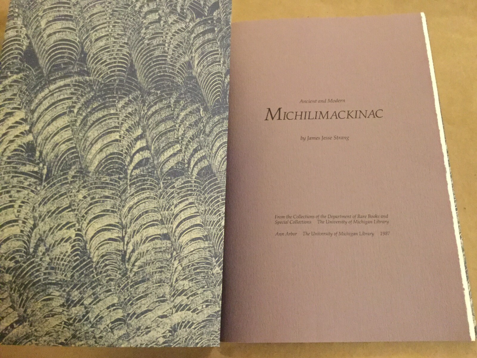 Ancient And Modern Michilimackinac, Vintage Rare Book Reprint, Mormon LDS, 1987