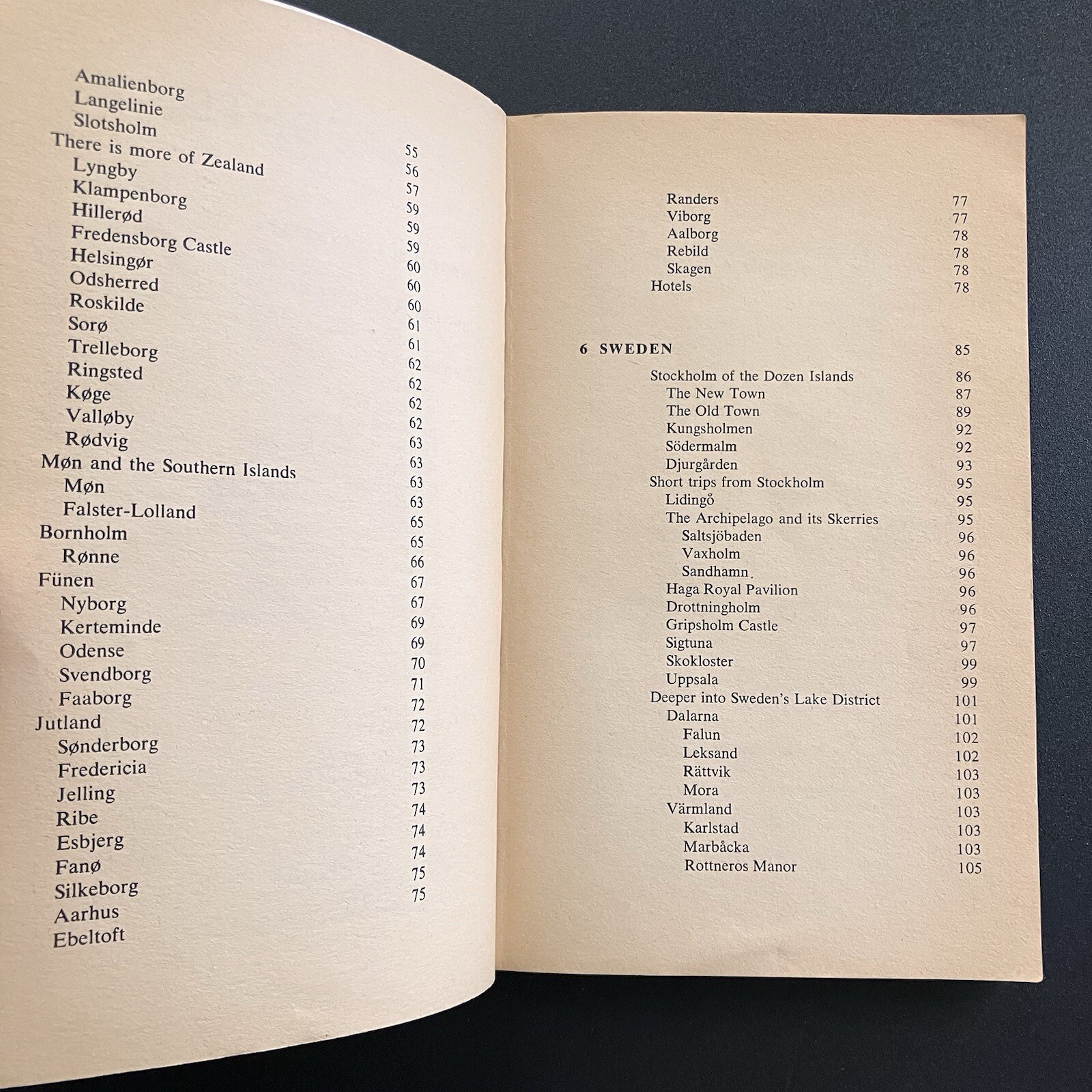 Vintage 1963 Scandinavia Travel Guidebook Scandinavian Vacation History