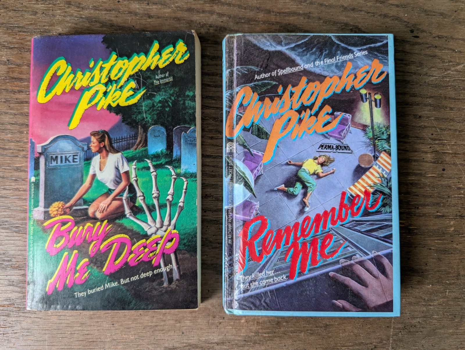 Lot 16 Christopher Pike YA Horror Book Archway Tor Paperbacks VTG 80s 90s