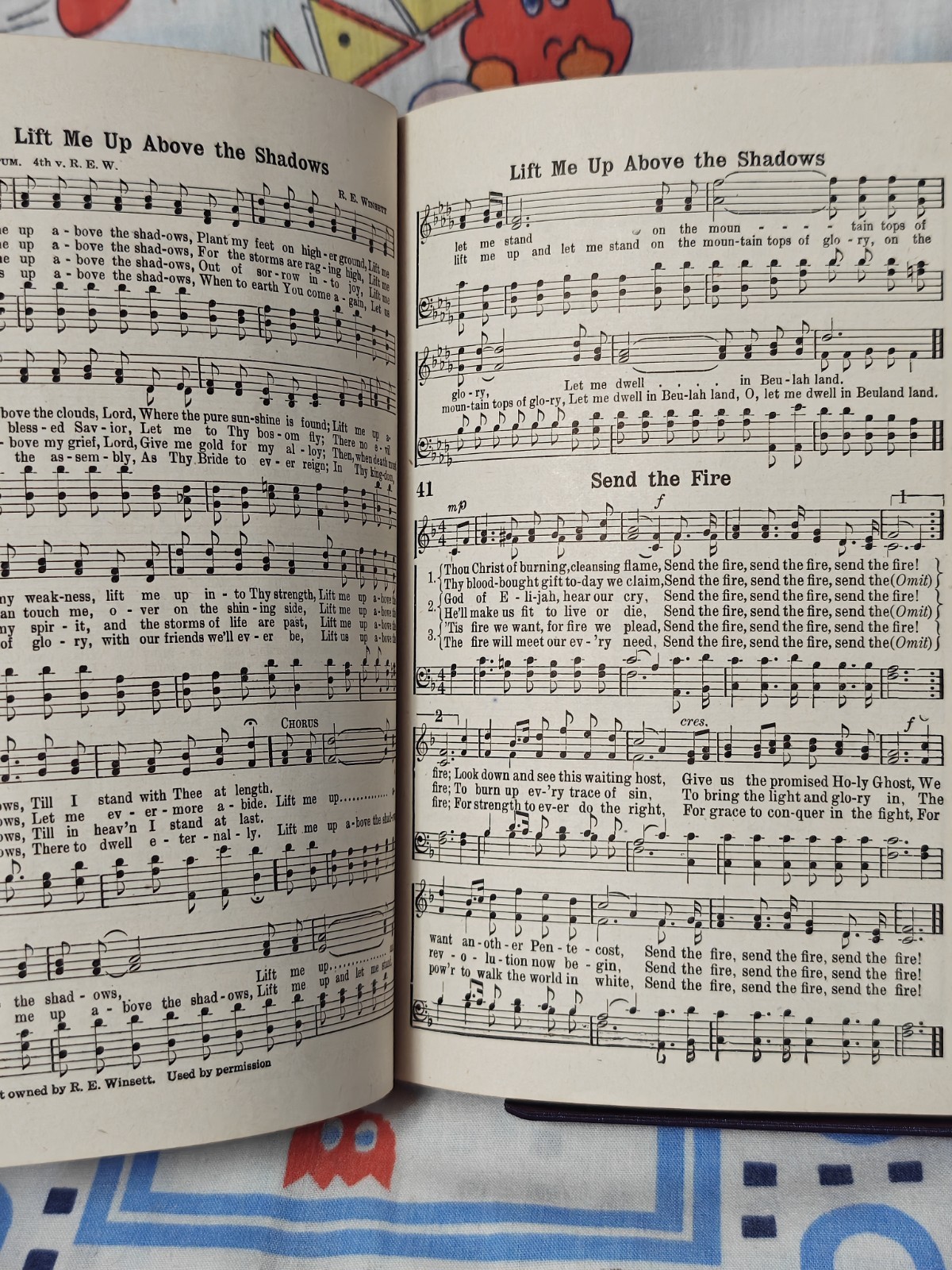 1931 Evangel Songs PB Hymnal by Gospel Publishing House Vintage Paperback