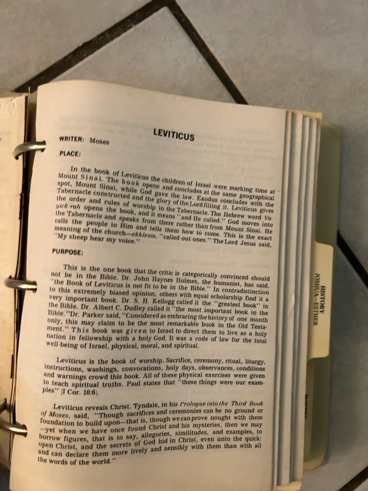 Vintage J Vernon McGee Thru The Bible Radio Notes & Outlines 2 Binder Set Lot