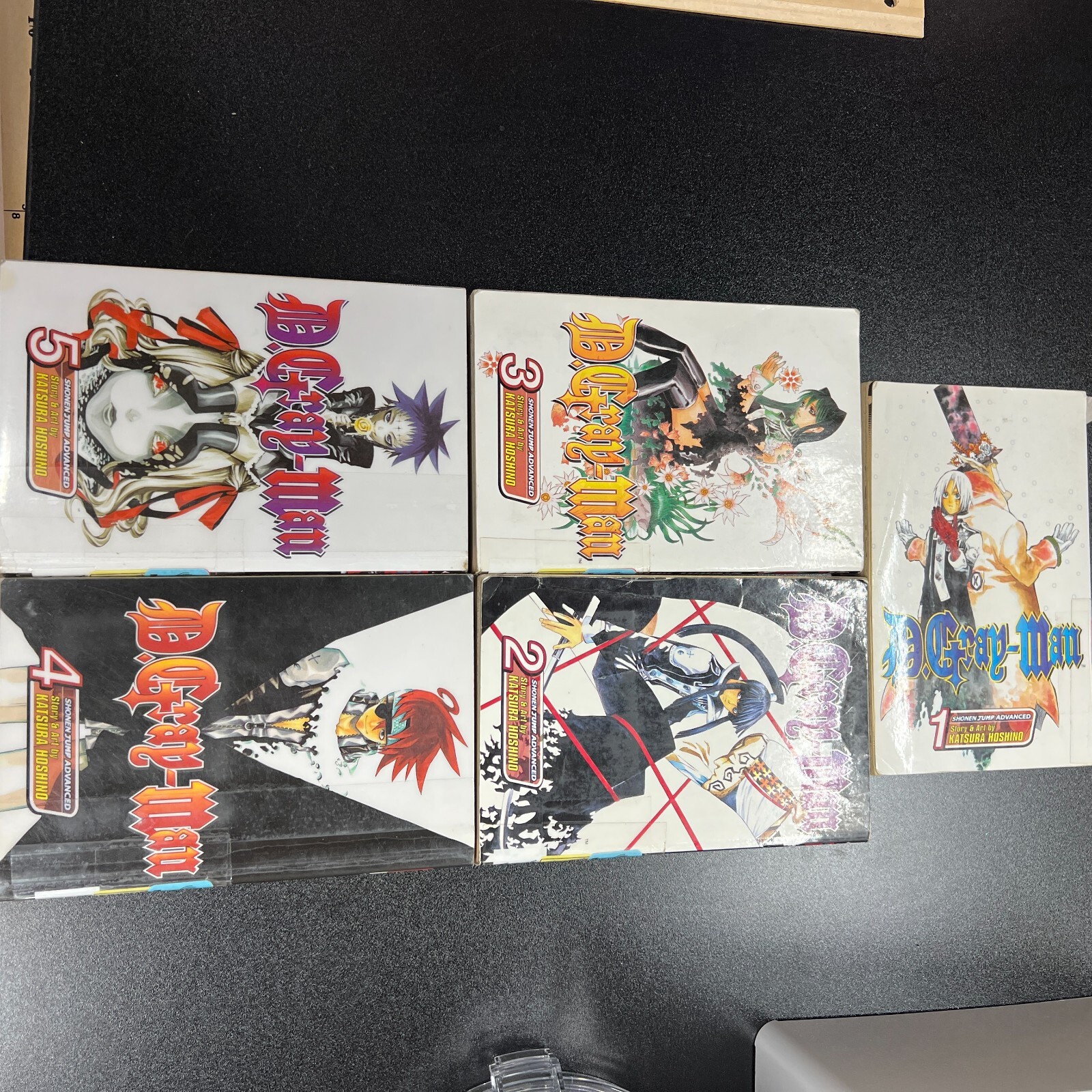 D.Gray-man Manga Lot Volumes 1 2 3 4 5 English Shonen Jump Advanced Viz Media Se