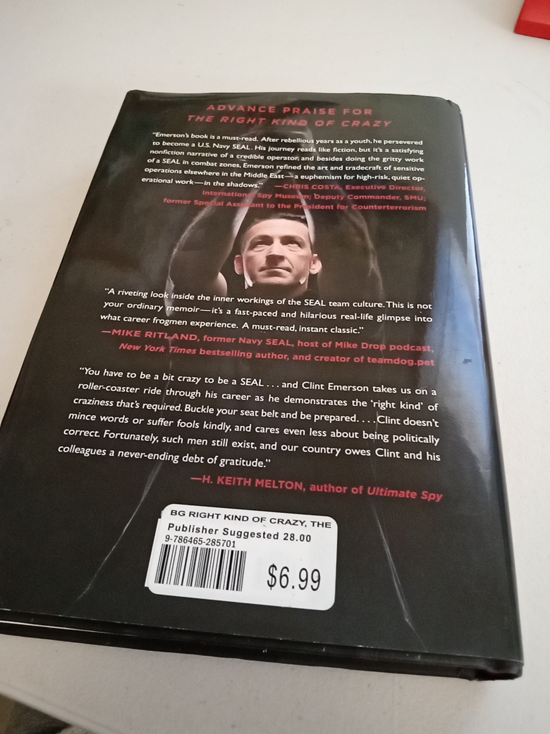 THE RIGHT KIND OF CRAZY Hardback by Clint Emerson, 2019