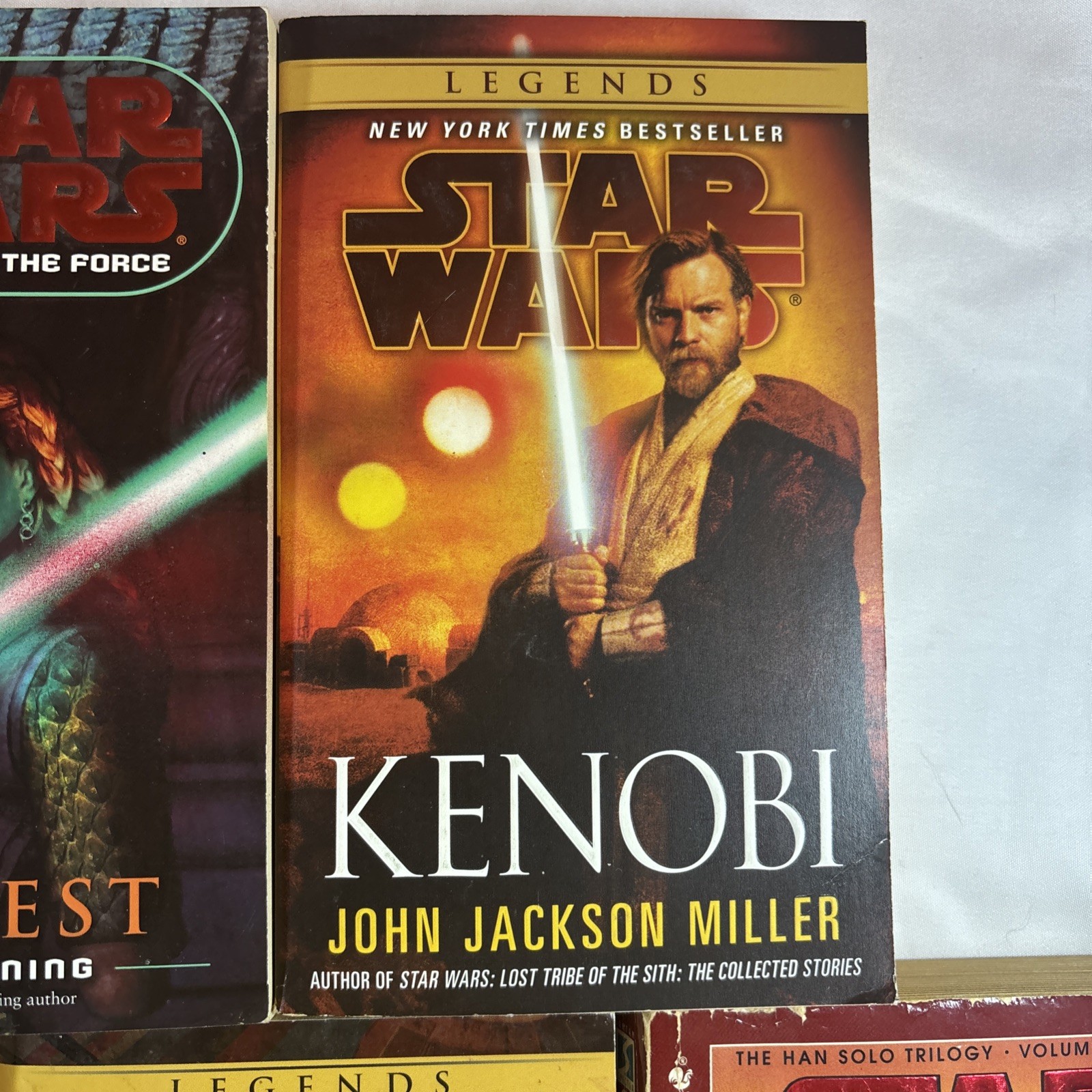 Star Wars Misc PB Book Lot Set Of 7 – Kenobi Darth Bane Force Unleashed etc..