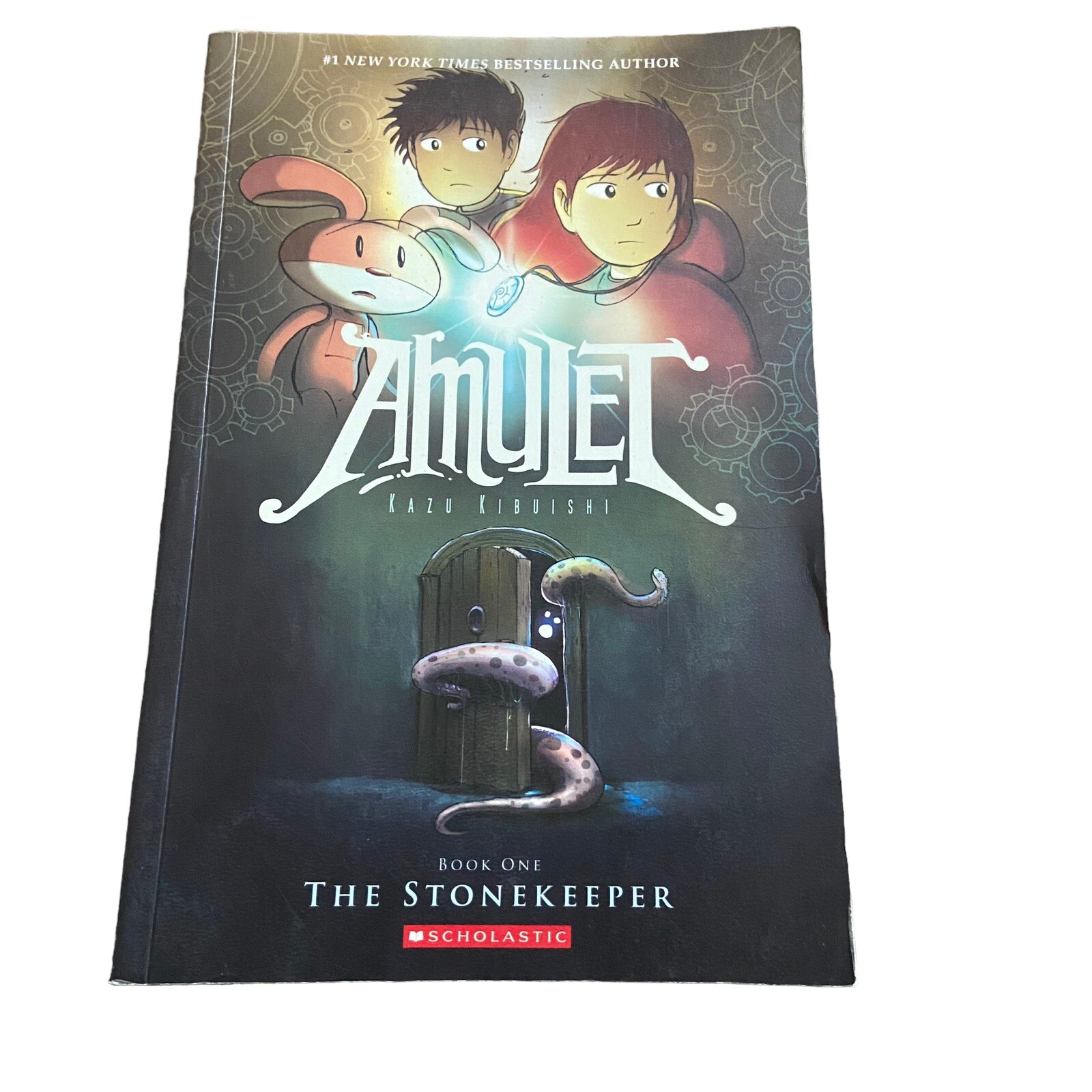 Lot of 3 Amulet Kazu Kibuishi Scholastic Graphic Novel Books Volumes 1 , 2, 3 PB