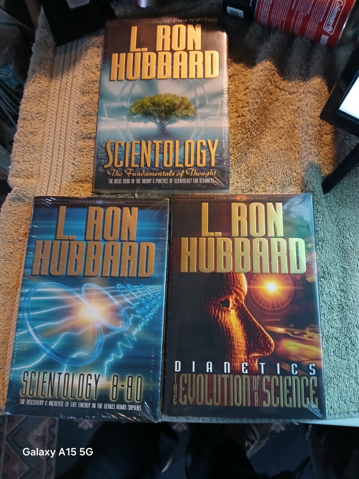 Lot of 3 L Ron Hubbard Life Energy Genius Discovery Books NEW Sealed
