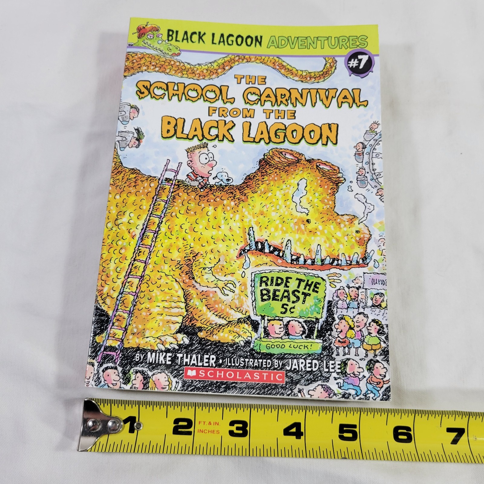 Black Lagoon Adventures Book Lot Of 4 School Carnival Valentine’s Mike Thaler