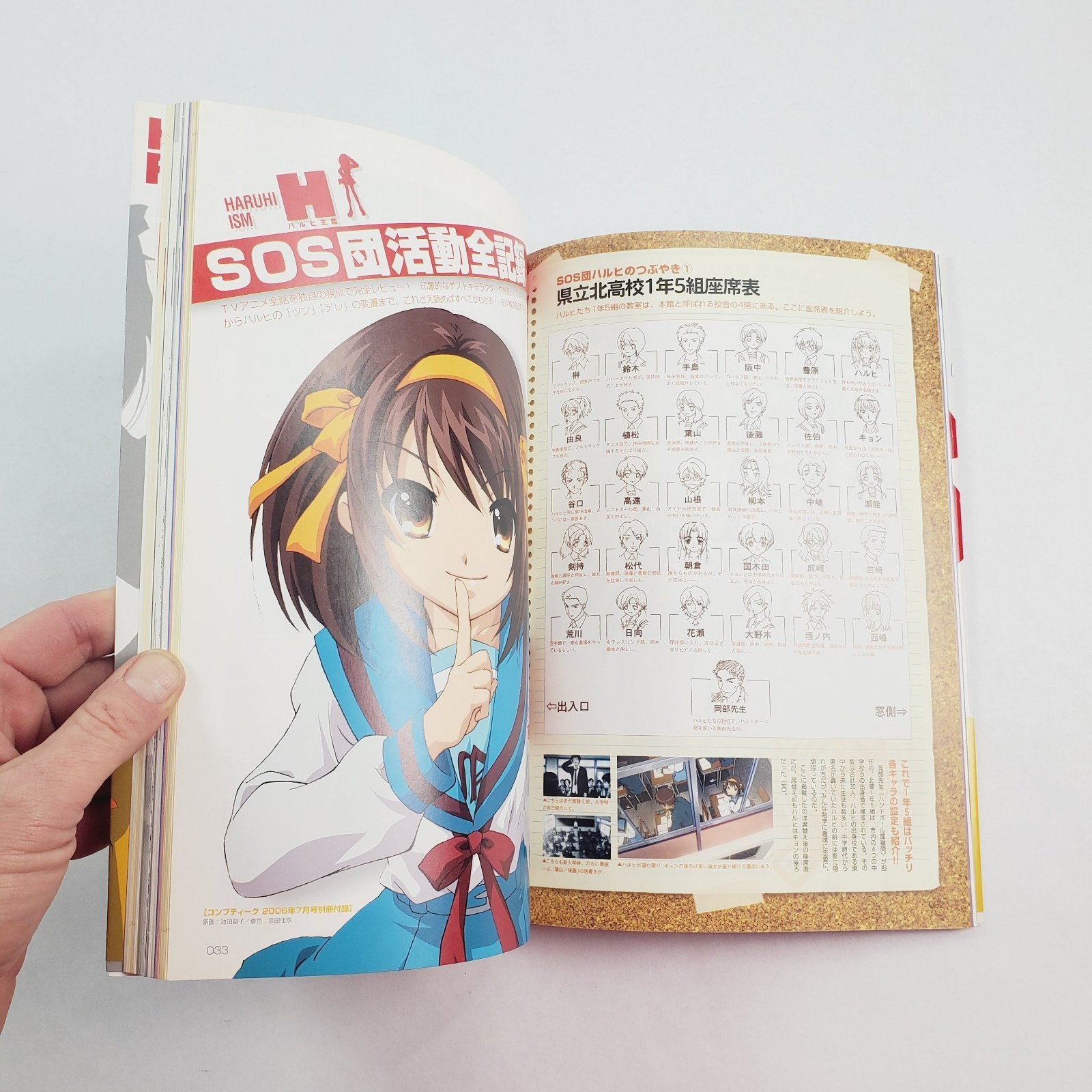 The Melancholy of Haruhi Suzumiya Official Fan Book Art Book JP Oversized 2006