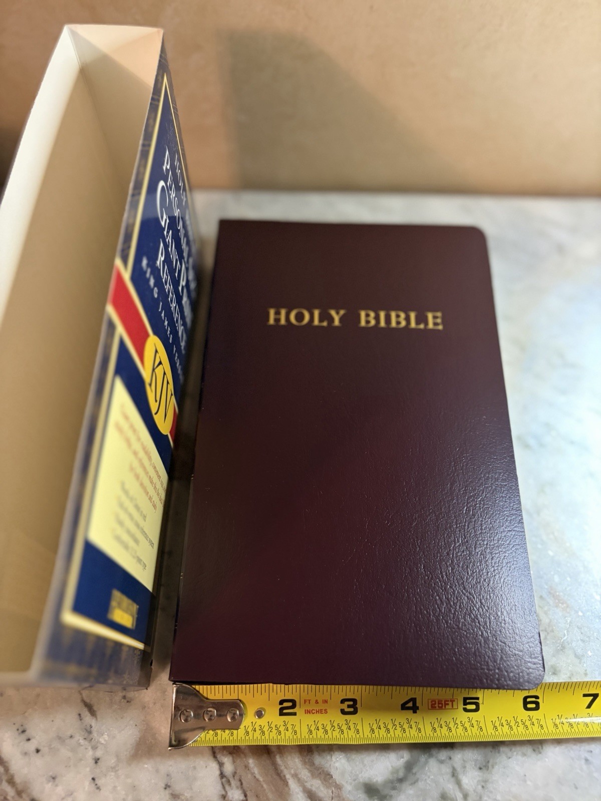 Hendrickson Holy Bible KJV Personal Size Giant Print Reference Imitation Leather