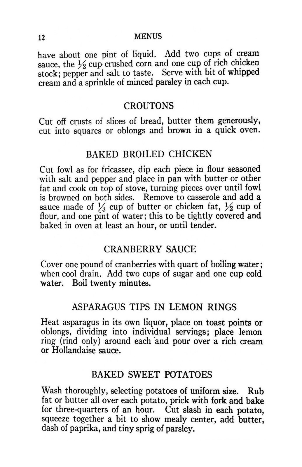 “1925” Wyoming Valley Woman’s Club Vintage Cook Book 177 Pages
