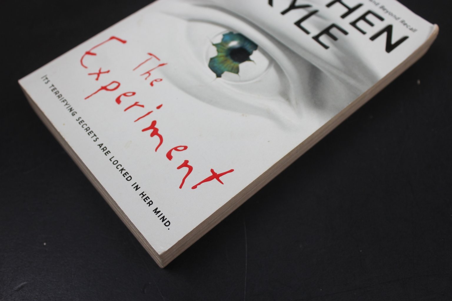 The Experiment Stephen Kyle 2003 First Printing Thriller Warner Books PB