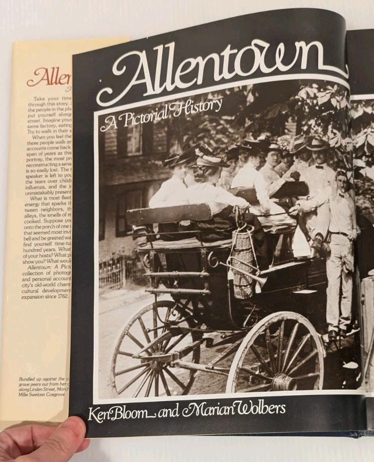 Vintage 1984 ALLENTOWN: A Pictorial History – Ken Bloom & Marian Wolbers PA HCDJ