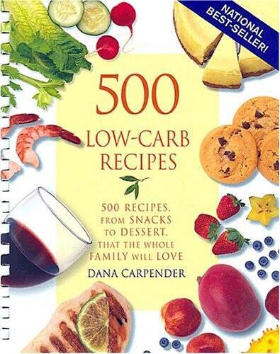 500 Low-Carb Recipes – Plastic Comb By Carpender, Dana – GOOD