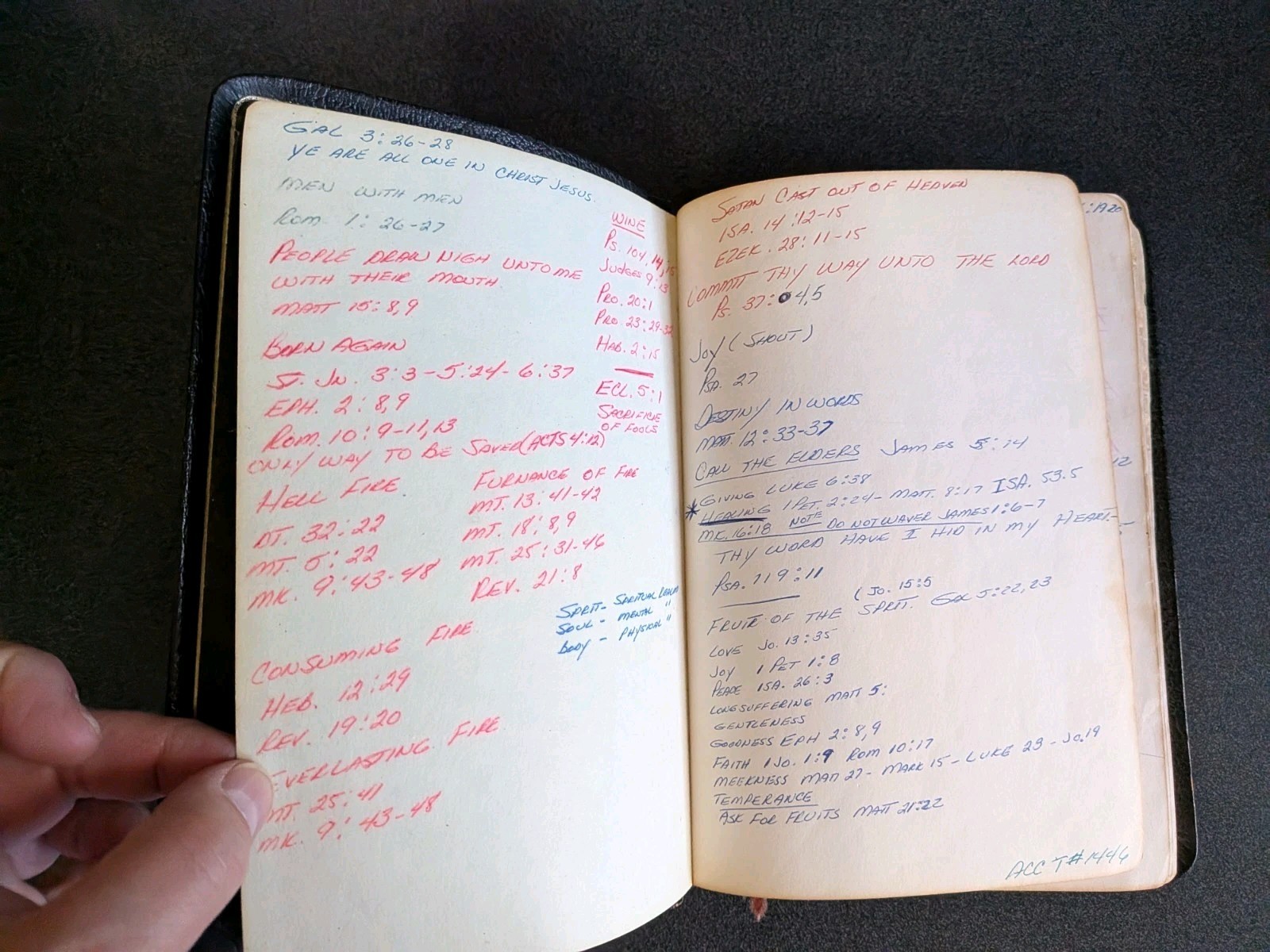 Holy Bible Scofield Reference Edition, 1945 Leatherbound, Indexed Oxford Press
