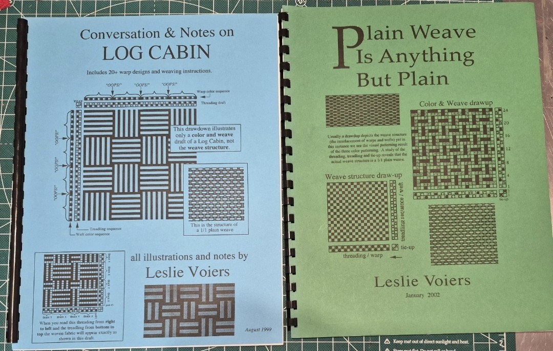 THREE Weaving Books – Art of Weaving, Log Cabin, Plain Weave B3
