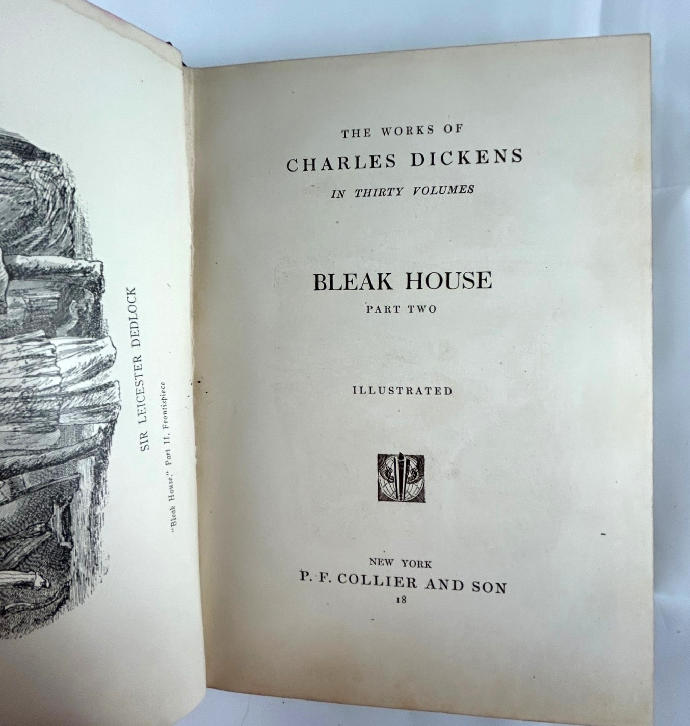 5 Books of WORKS OF CHARLES DICKENS 1911 Collier & Son
