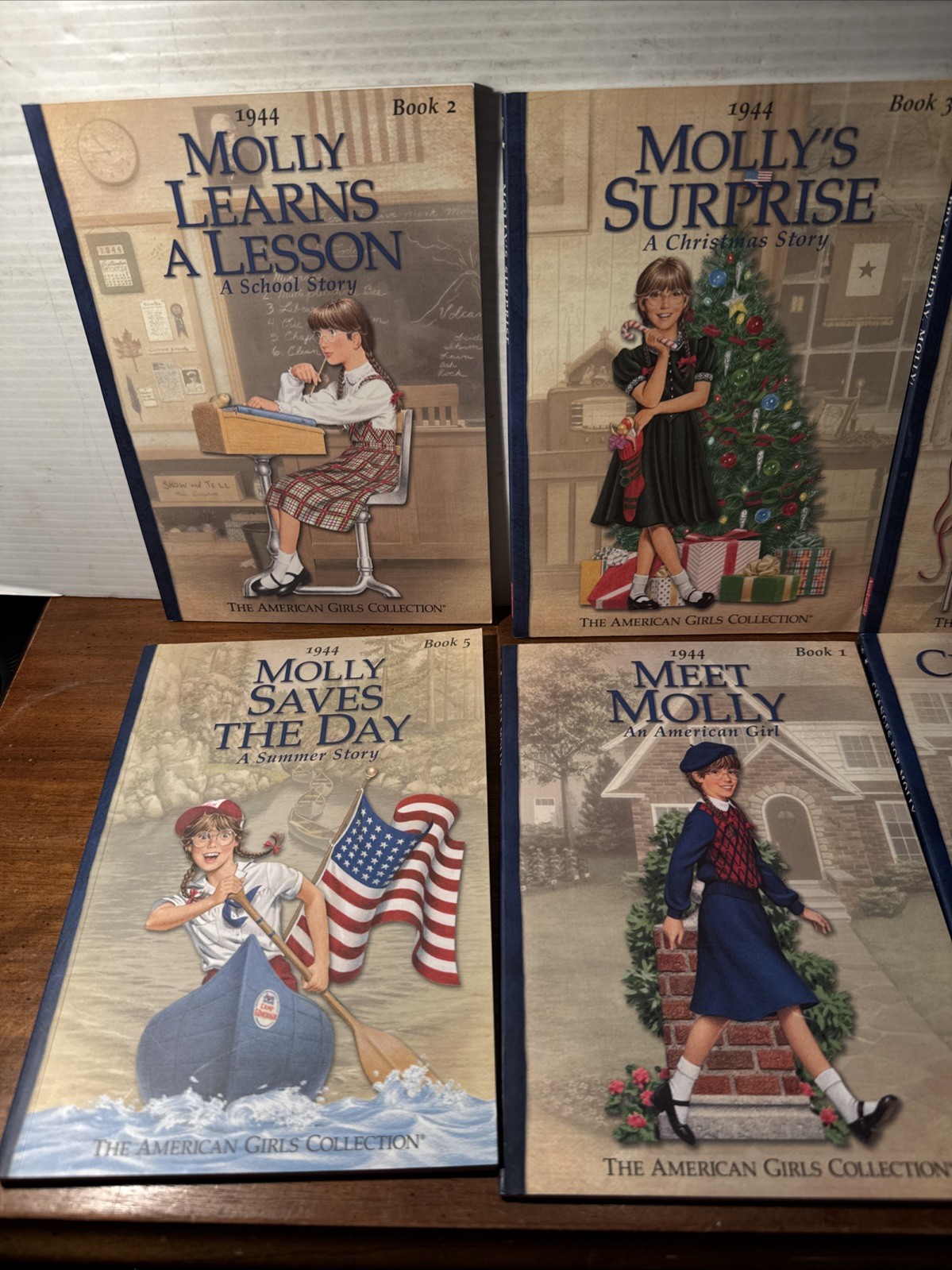 Lot 6 MOLLY American Girls Books Valerie Tripp PB VGC L1