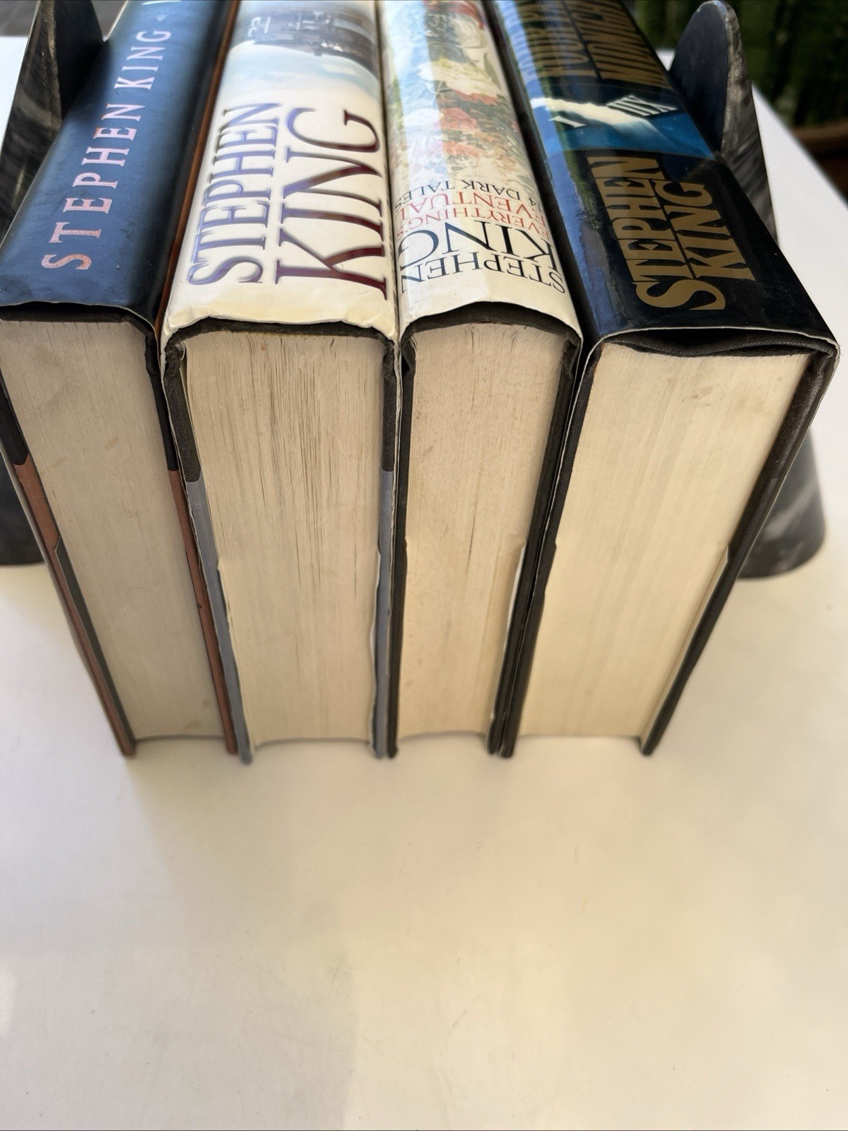 Stephen King 4 Book lot – Hardcovers – 1408, Life of Chuck, Mr Harrigan, Etc