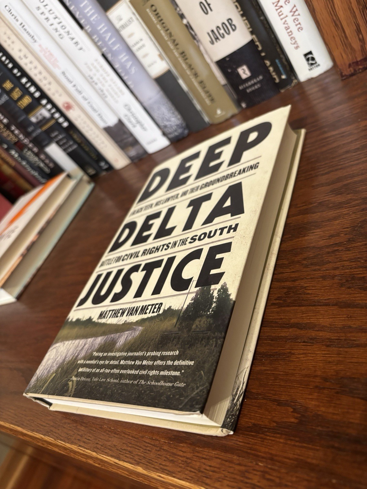 Deep Delta Justice. Matthew Van Meter. 1st HC Ptg. LB 2020. Very Good Plus