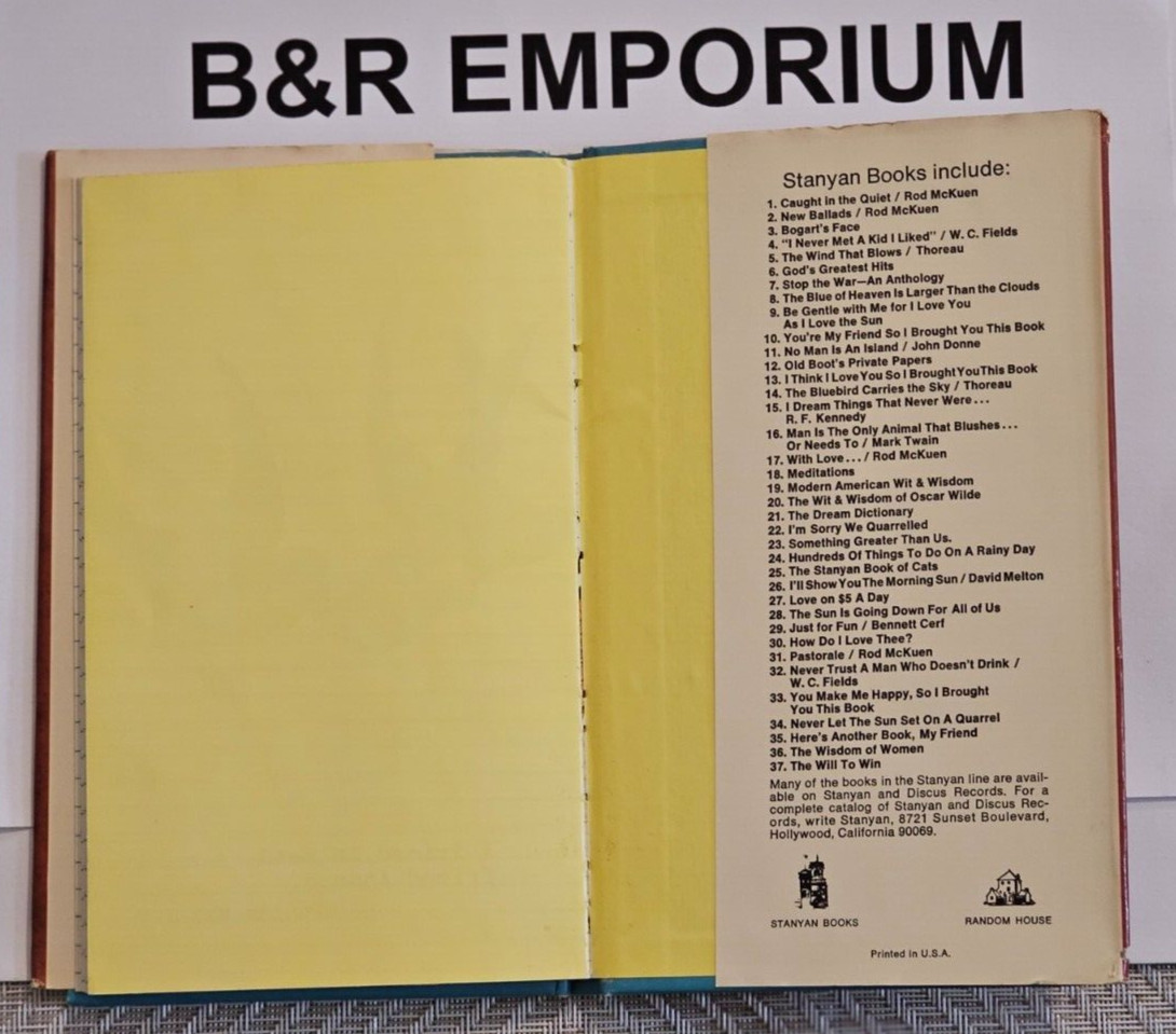 Here’s Another Book, My Friend – Edited Robert Allan (1971) – Used Book 61-pages