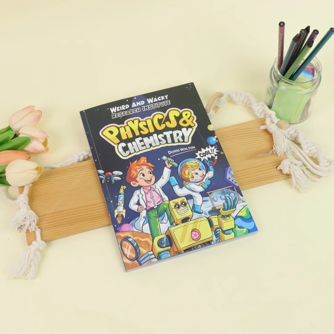 Physics & Chemistry Comic Science Book for Kids – Fun STEM Learning Gift