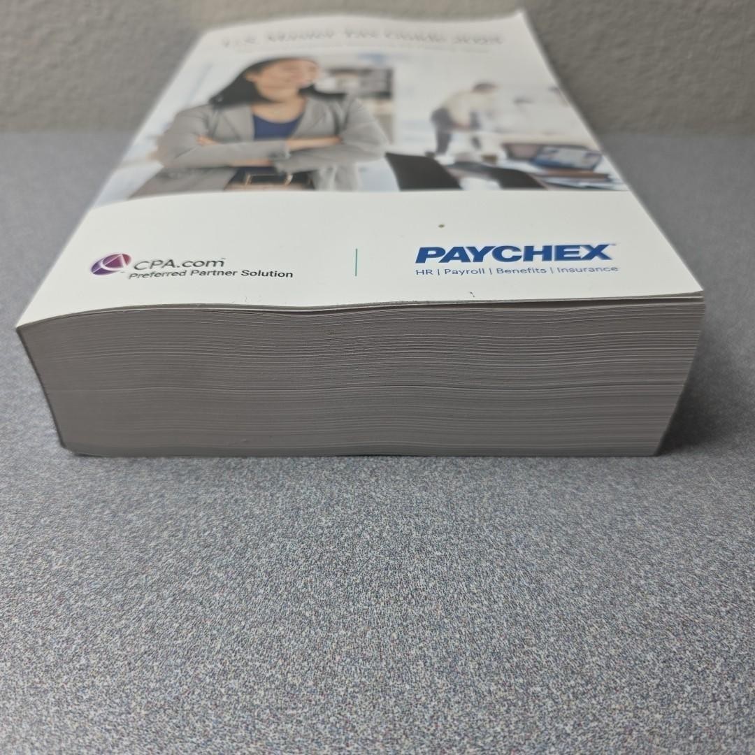 2025 U. S. Master Tax Guide – Wolters Kluwer Paychex – Paperback Very Good