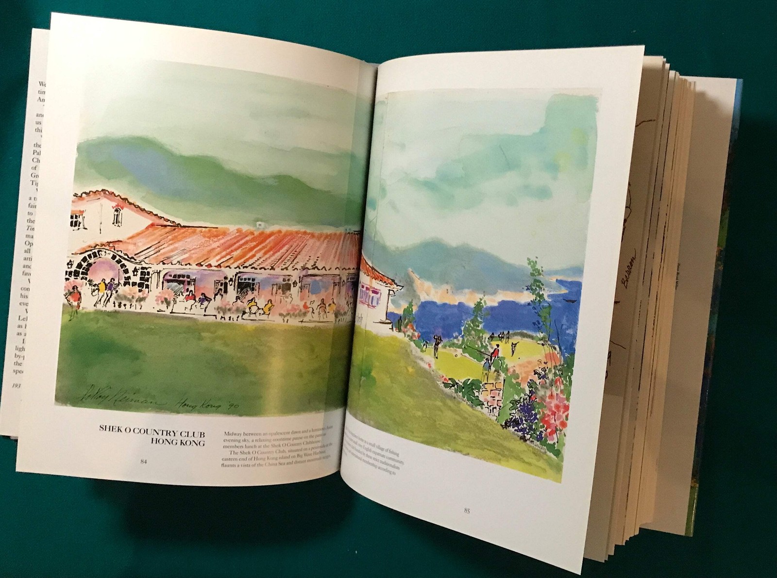 Big-Time Golf, Signed by Leroy Neiman