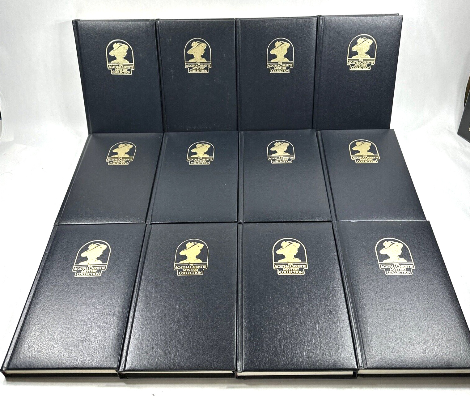 The Agatha Christie Mystery Collection Leatherette Books Bantam Vintage Lot 26