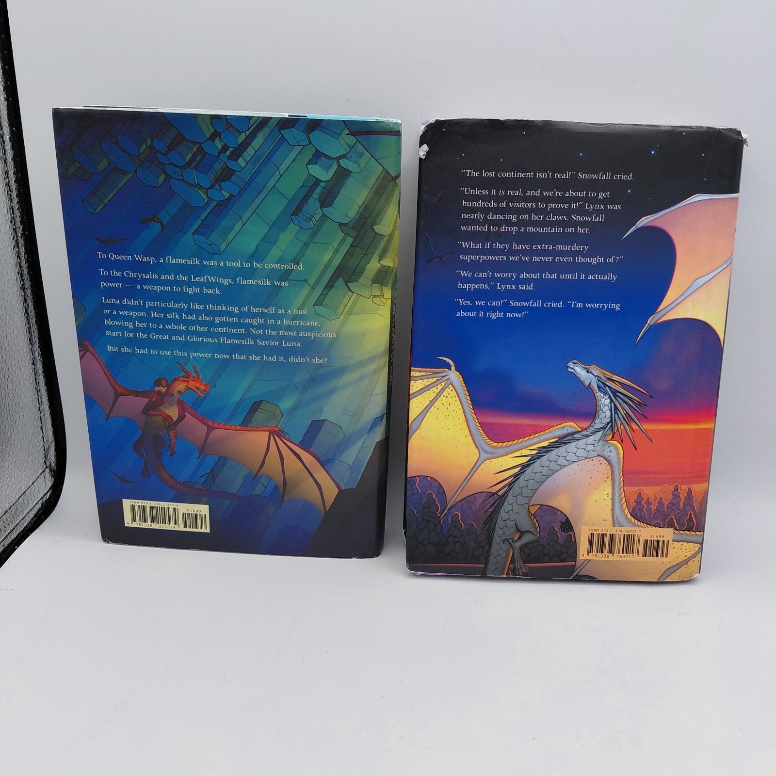 Wings of Fire Hardcover Book Set Lot of 4 by Tui T. Sutherland YA Fantasy Series