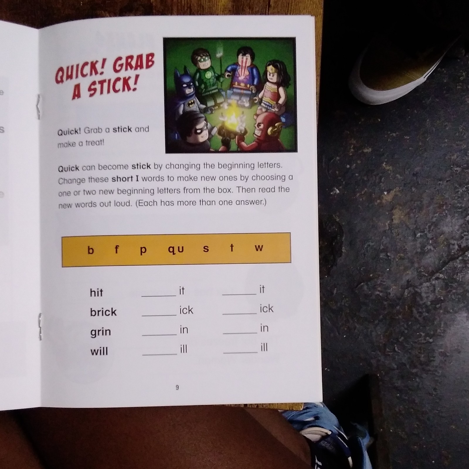 LEGO DC Universe Super Heroes Short Vowels Phonics Workbook #1 PB Ages 4-8