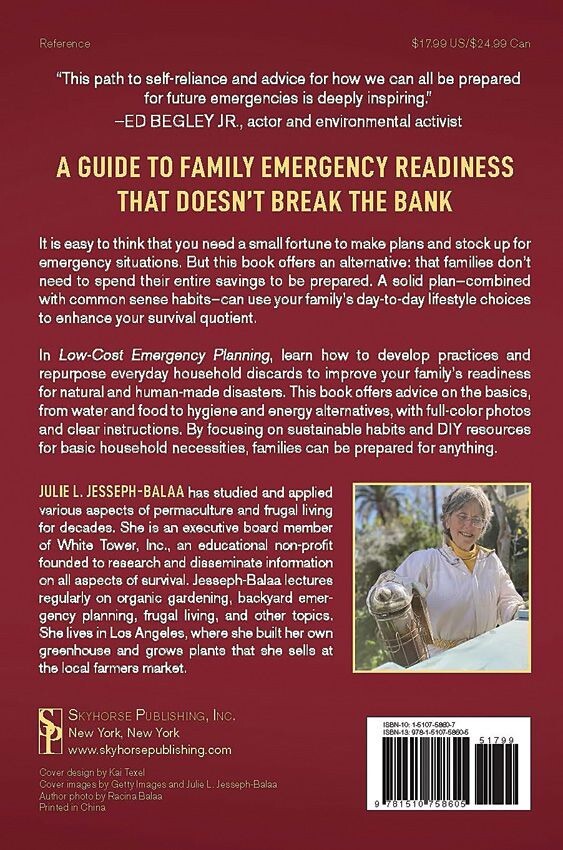 Low-Cost Emergency Planning Book DIY Guide For Family Disaster Preparedness