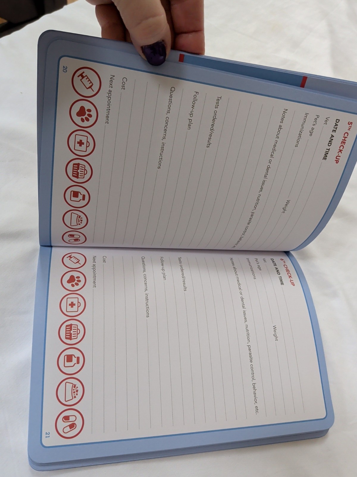 MY PET’S HEALTH RECORD KEEPER By Inc. Peter Pauper Press – Hardcover NEW