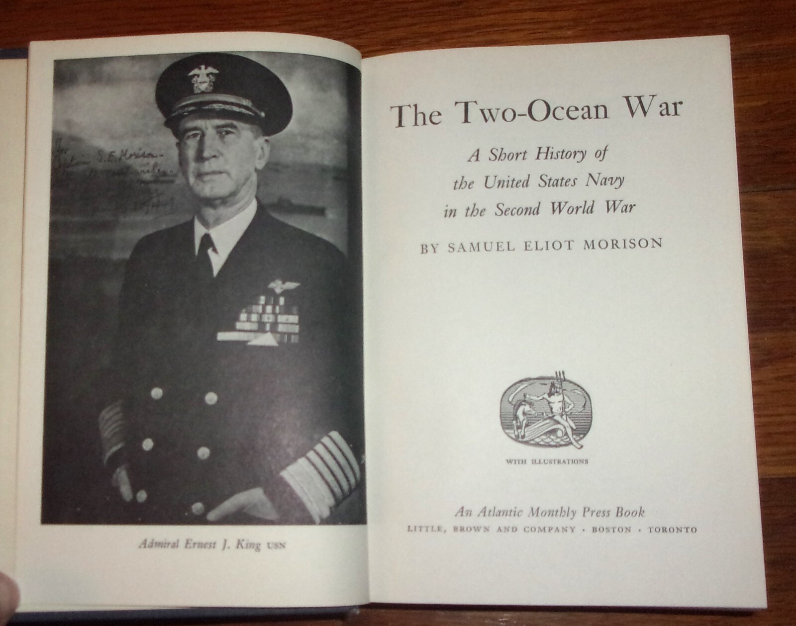 THE TWO-OCEAN WAR-United States Navy in World War II-SAMUEL ELIOT MORISON-Ex HC!