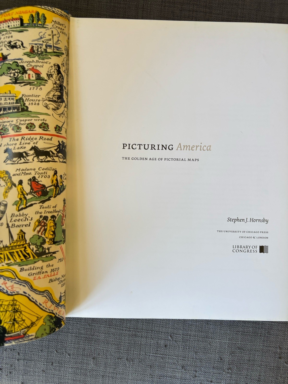 Picturing America: The Golden Age of Pictorial Maps Stephen J. Hornsby HC 2017