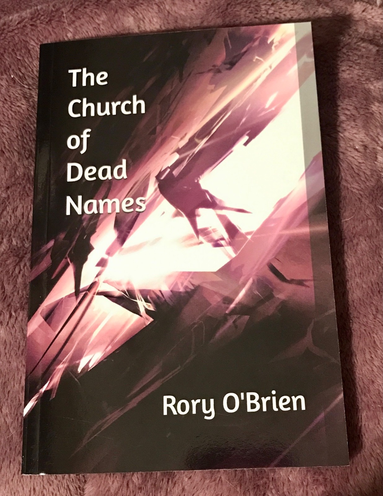 The Church of Dead Names Rory O’Brien autographed sci-fi horror paperback 2024