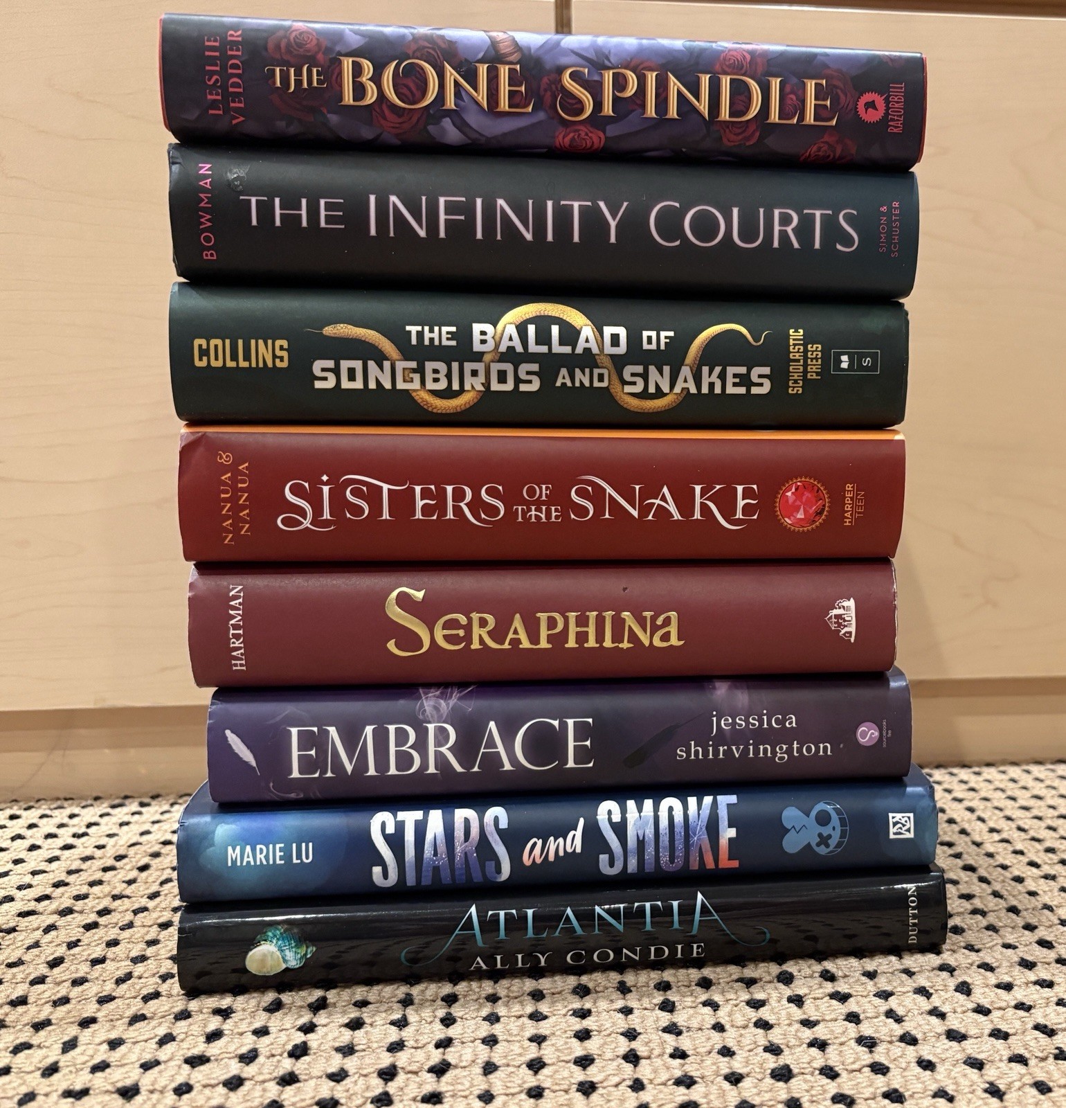 Lot of 8 Young Adult fiction books – Hardcover- First Editions Fantasy/Dystopian