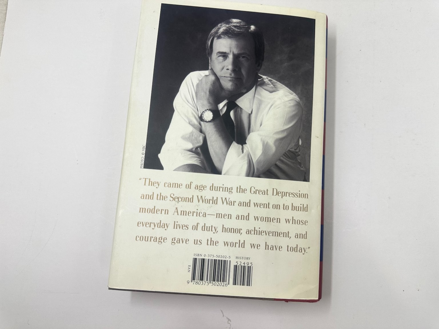 The Greatest Generation Tom Brokaw 1998 First Edition WWII History Random House