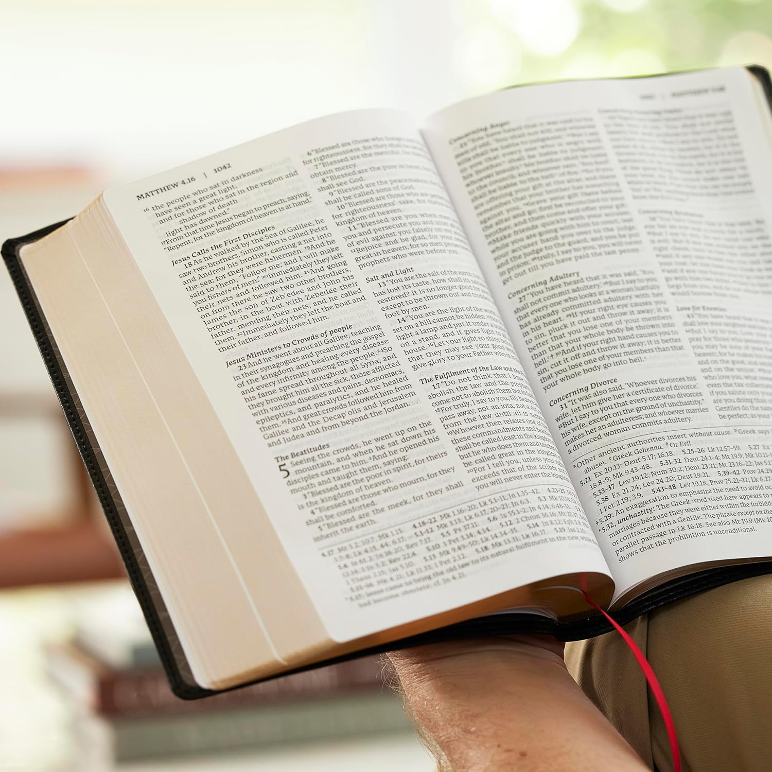 RSV2CE, Thinline Large Print Catholic Bible, Brown Leathersoft, Comfort Print