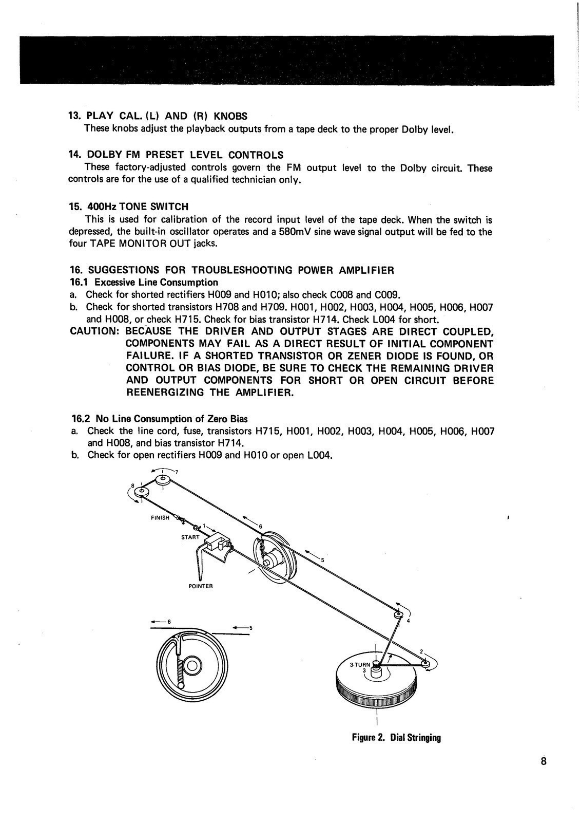 MARANTZ 2325 RECEIVER SERVICE MANUAL , BOUND, TOUGH COVERS, FOLDOUT DIAGRAMS