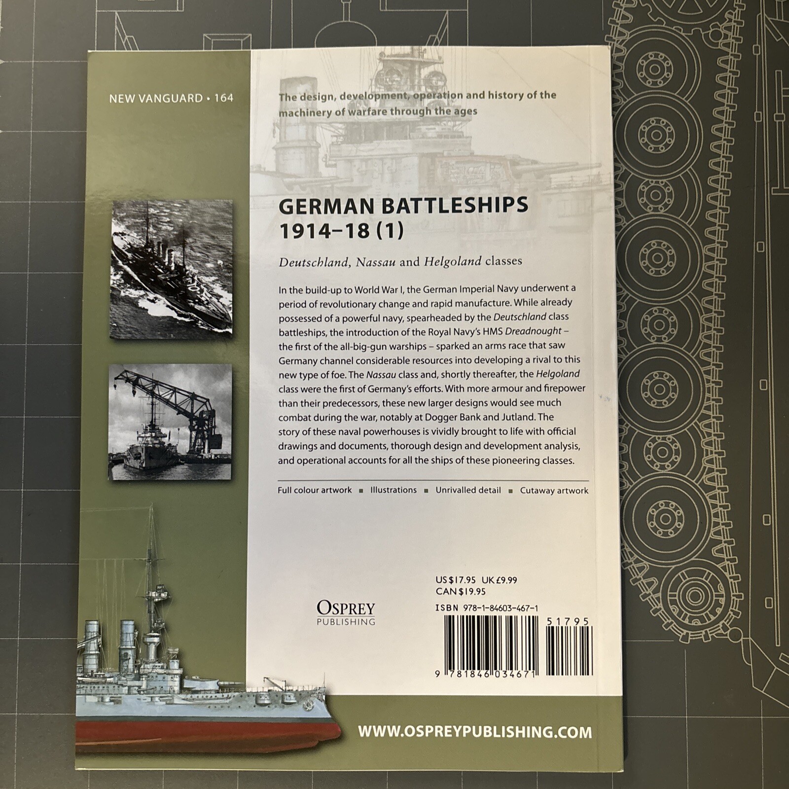 New Vanguard Ser.: German Battleships 1914-18 (1) Vol. 1 : Deutschland,…