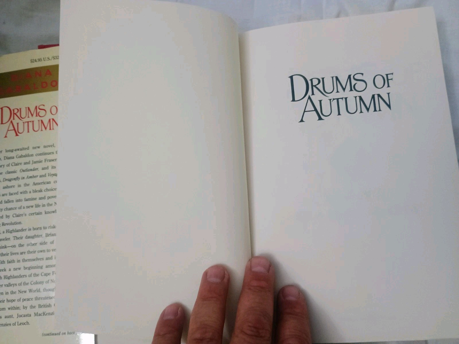Diana Gabaldon Drums of Autumn Hardcover 1st / 4th Print
